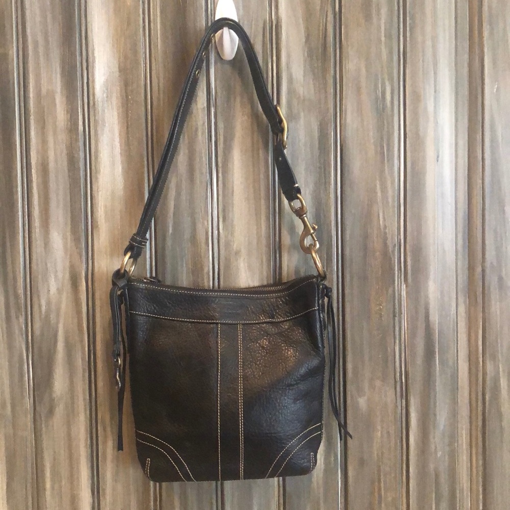 COACH pebbles leather purse